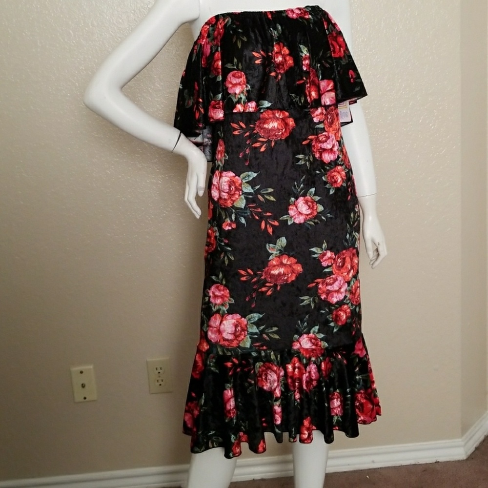 LulaRoe Velvet Cici Dress New w/ Tag